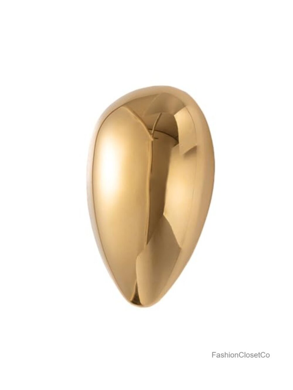 Geometric Teardrop Brooch Pin Alloy Metal Women's Jewelry